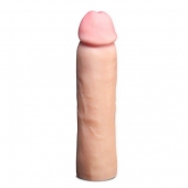 Телесная фаллическая насадка на пенис Magnum Xtender - 23 см. - Blush Novelties - в Северске купить с доставкой