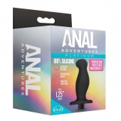 Черный анальный вибромассажёр Silicone Vibrating Prostate Massager 02 - 10,8 см. - Blush Novelties - в Северске купить с доставкой
