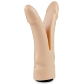 Телесная сплит-насадка харнесс - 16,5 см. - LOVETOY (А-Полимер) - купить с доставкой в Северске