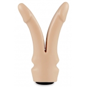 Телесная сплит-насадка харнесс - 16,5 см. - LOVETOY (А-Полимер) - купить с доставкой в Северске