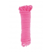 Розовая веревка для связывания Sweet Caress Rope - 10 метров - Sweet Caress - купить с доставкой в Северске