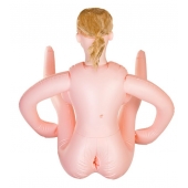 Надувная секс-кукла с реалистичной головой и поднятыми ножками - ToyFa - в Северске купить с доставкой