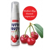 Гель-смазка Tutti-frutti с вишнёвым вкусом - 30 гр. - Биоритм - купить с доставкой в Северске