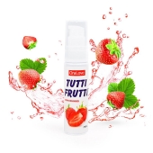 Гель-смазка Tutti-frutti с земляничным вкусом - 30 гр. - Биоритм - купить с доставкой в Северске