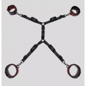 Изысканный набор фиксаций на кровати Reversible Under Mattress Restraint Set - Fifty Shades of Grey - купить с доставкой в Северске
