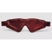 Двусторонняя красно-черная маска на глаза Reversible Faux Leather Blindfold - Fifty Shades of Grey - купить с доставкой в Северске