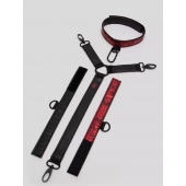 Ошейник с наручниками Reversible Faux Leather Collar and Wrist - Fifty Shades of Grey - купить с доставкой в Северске