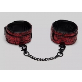 Красно-черные оковы Reversible Faux Leather Ankle Cuffs - Fifty Shades of Grey - купить с доставкой в Северске