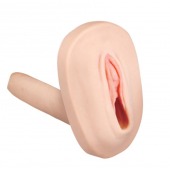 Мастурбатор-вагина с вибрацией и выносным пультом управления REALSTUFF SMOOTH   BALD - Dream Toys - в Северске купить с доставкой