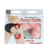 Металлические наручники с розовой меховой опушкой METAL HANDCUFF WITH PLUSH PINK - Dream Toys - купить с доставкой в Северске