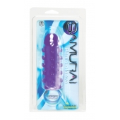 Закрытая фиолетовая насадка с пупырышками SAMURAI PENIS SLEEVE PURPLE - 14,5 см. - NMC - в Северске купить с доставкой