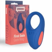 Синее эрекционное кольцо RRRING First Date Cock Ring - FeelzToys - в Северске купить с доставкой