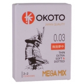 Набор из 4 презервативов OKOTO MegaMIX - Sitabella - купить с доставкой в Северске