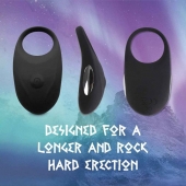 Черное эрекционное виброкольцо Thor Cockring - FeelzToys - в Северске купить с доставкой
