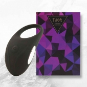 Черное эрекционное виброкольцо Thor Cockring - FeelzToys - в Северске купить с доставкой