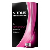 Презервативы VITALIS PREMIUM sensation с пупырышками и кольцами - 12 шт. - Vitalis - купить с доставкой в Северске