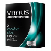 Контурные презервативы VITALIS PREMIUM comfort plus - 3 шт. - Vitalis - купить с доставкой в Северске