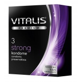 Презервативы с утолщенной стенкой VITALIS PREMIUM strong - 3 шт. - Vitalis - купить с доставкой в Северске