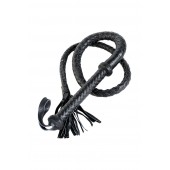 Длинный кожаный кнут с хлопушками на конце - ToyFa - купить с доставкой в Северске