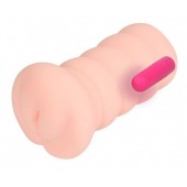 Телесный вибромастурбатор-вагина Gloria Auto - KOKOS - в Северске купить с доставкой