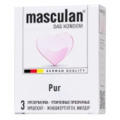 Супертонкие презервативы Masculan Pur - 3 шт. - Masculan - купить с доставкой в Северске