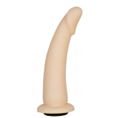 Телесная гладкая насадка-фаллоимитатор Harness - 17 см. - LOVETOY (А-Полимер) - купить с доставкой в Северске