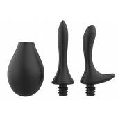 Черный анальный душ Nexus Anal Douche Set с 2 сменными насадками - Nexus Range - купить с доставкой в Северске