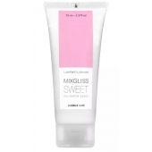 Смазка на водной основе Mixgliss Sweet с ароматом бабл-гам - 70 мл. - Mixgliss - купить с доставкой в Северске