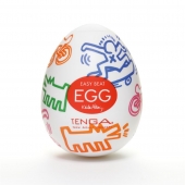 Мастурбатор-яйцо Keith Haring EGG STREET - Tenga - в Северске купить с доставкой