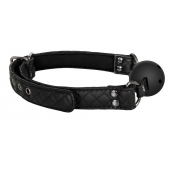 Черный кляп-шарик BALL GAG DIAMOND - Dream Toys - купить с доставкой в Северске
