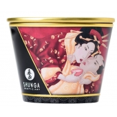 Массажная  свеча Sparkling Strawberry Wine с ароматом клубничного вина - 170 мл. - Shunga - купить с доставкой в Северске