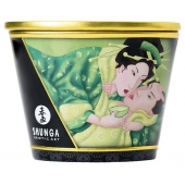 Массажная свеча Exotic Green Tea с ароматом зелёного чая - 170 мл. - Shunga - купить с доставкой в Северске