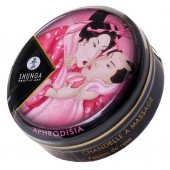 Массажная свеча Rose Petals с ароматом розы - 30 мл. - Shunga - купить с доставкой в Северске
