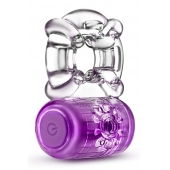 Фиолетовое эрекционное виброкольцо One Night Stand Vibrating C-Ring - Blush Novelties - в Северске купить с доставкой