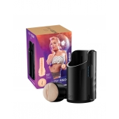 Телесный интерактивный мастурбатор-вагина Kiiroo Keon Combo Set Feel Britney Amber - Kiiroo - в Северске купить с доставкой