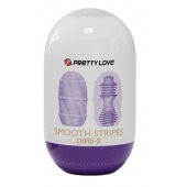 Сиреневый мастурбатор-яйцо Smooth Stripes - Baile - в Северске купить с доставкой