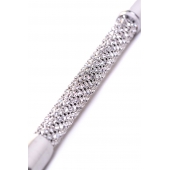 Чёрный стек с треугольным кожаным шлепком - 65 см. - ToyFa - купить с доставкой в Северске