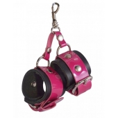 Розово-черный брелок  Наручники - Sitabella - купить с доставкой в Северске