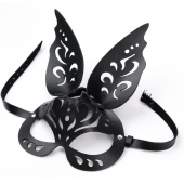 Черная ажурная маска  Зайка  с ушками - Crazy Handmade - купить с доставкой в Северске