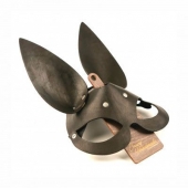 Черная гладкая маска  Зайка  с длинными ушками - Crazy Handmade - купить с доставкой в Северске