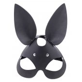 Черная гладкая маска  Зайка  с длинными ушками - Crazy Handmade - купить с доставкой в Северске