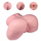 Реалистичный мастурбатор-полуторс с 2 рабочими отверстиями - S-HANDE - в Северске купить с доставкой