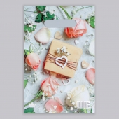 Полиэтиленовый пакет  Подарочек  с вырубной усиленной ручкой - 20 х 30 см. - Сима-Ленд - купить с доставкой в Северске