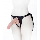 Реалистичный фаллос на поясе Harness - 20,5 см. - LOVETOY (А-Полимер) - купить с доставкой в Северске