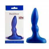 Синий анальный стимулятор Beginners p-spot massager - 11 см. - Lola Games - в Северске купить с доставкой