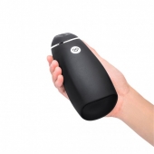 Черный перезаряжаемый мастурбатор для мужчин Pink Vibe - Pink Vibe - в Северске купить с доставкой