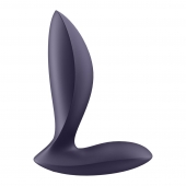 Фиолетовый анальный вибростимулятор Power Plug - Satisfyer - в Северске купить с доставкой