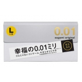 Презервативы Sagami Original 0.02 L-size увеличенного размера - 5 шт. - Sagami - купить с доставкой в Северске