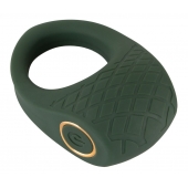 Зеленое эрекционное виброкольцо Luxurious Vibro Cock Ring - Orion - в Северске купить с доставкой