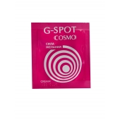 Стимулирующий интимный крем для женщин Cosmo G-spot - 2 гр. - Биоритм - купить с доставкой в Северске